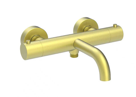 GO Van Marcke Verona thermostatische bad/douchemengkraan geborsteld goud