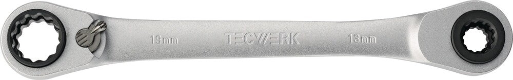 Tecwerk multifunctionele ratelringsleutel 4 in 1