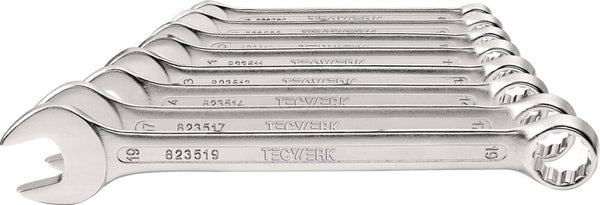 Tecwerk jeu de cles mixtes 12 pièces 6-22 mm
