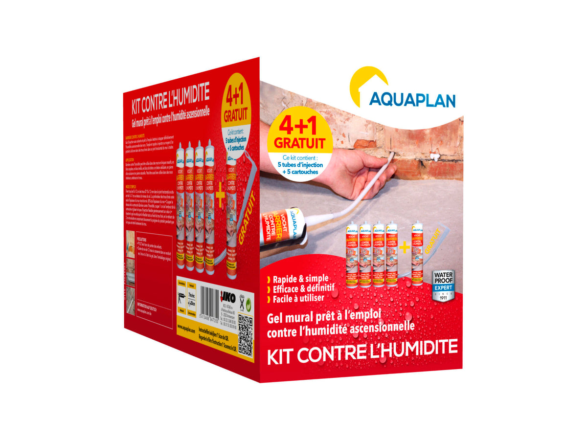 Aquaplan vochtbarrière kit 4+1 gratis