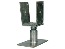 FG Wood Connectors pied ajustable 80x160 mm