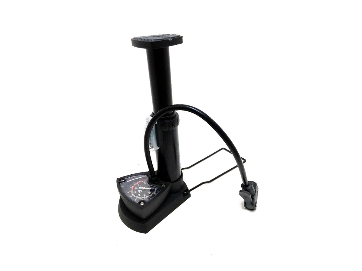Maxxus voetpomp 19cm + manometer