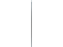 CanDo voorzethor kaderprofiel 200cm mat zwart