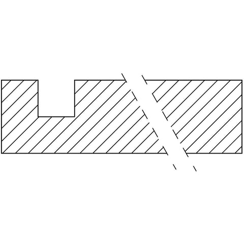 Wand acryl PASPARTOE 1800X2000X8MM groef