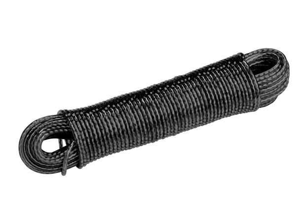 Giardino waslijndraad 30m 3,8 mm zwart