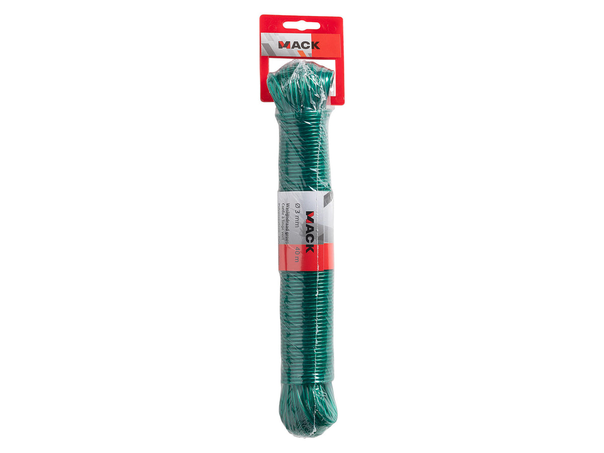 Mack waslijndraad 40m 3mm groen