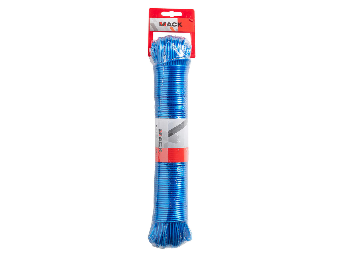 Mack waslijndraad 60m 3mm blauw