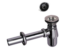 Wirquin siphon lavabo avec sortie murale chrome