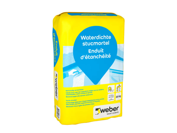 Weber Beamix waterdichte stucmortel 20kg