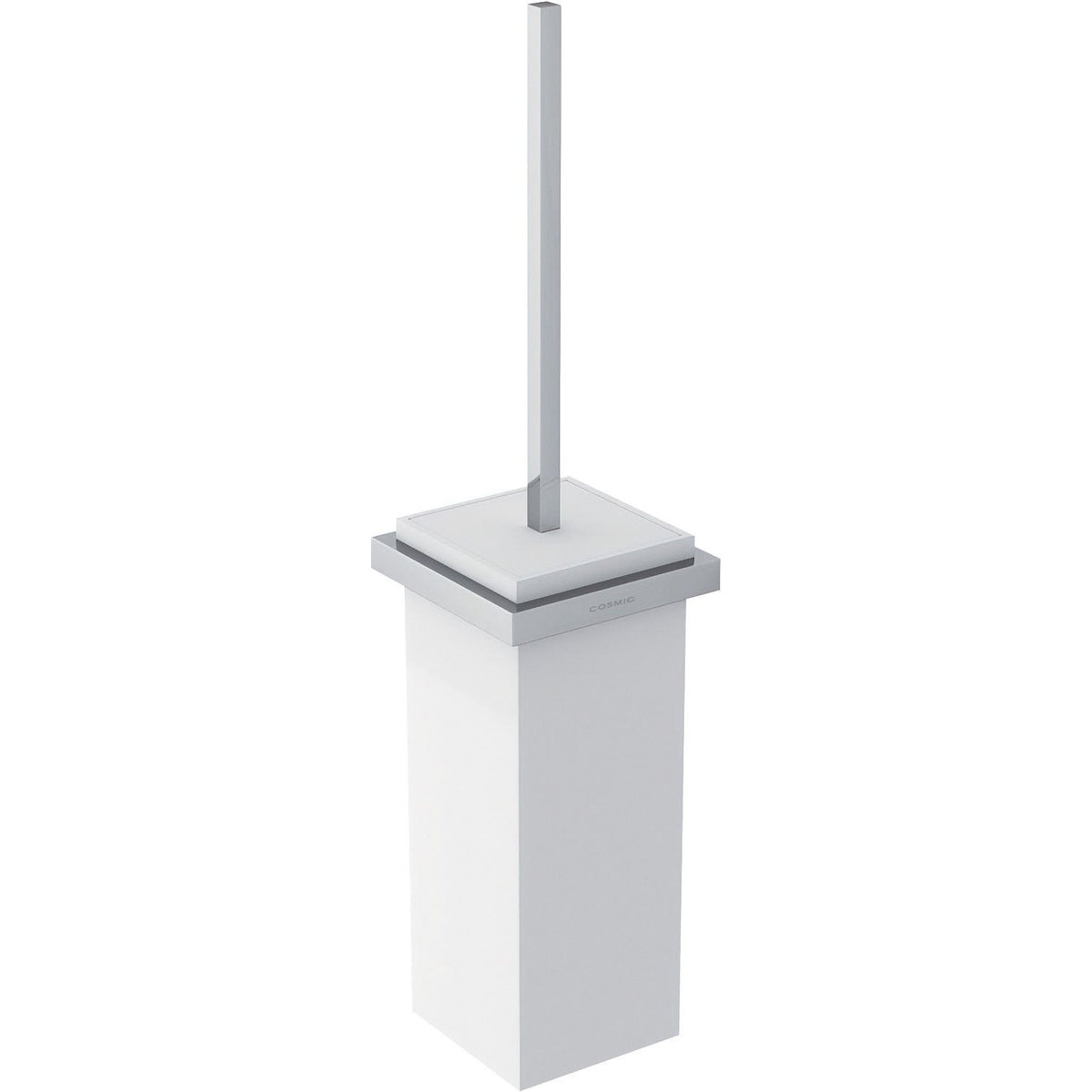 WC BORSTELHOUDER WAND GRID COSMIC BLANC