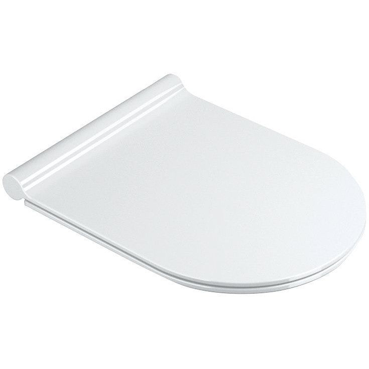WC-zitting Zero Compact 46 slim catalano lift off/soft-close anti-bacterieel wit