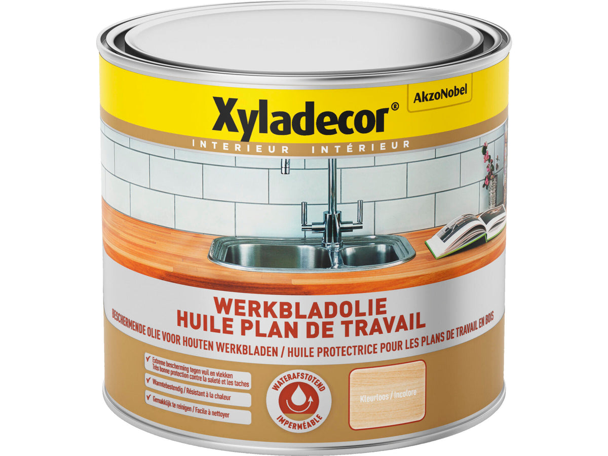 Xyladecor werkbladolie mat 500ml kleurloos