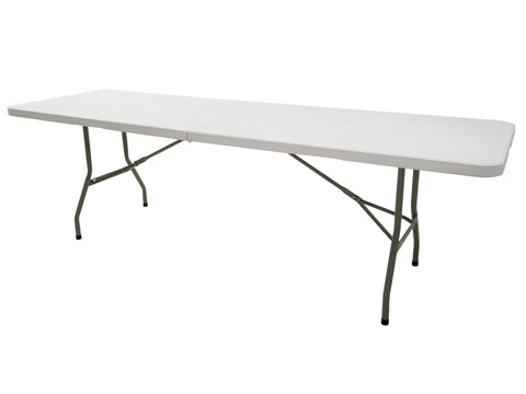 Garden Plus Vouwtafel 244x75 cm grijs/wit