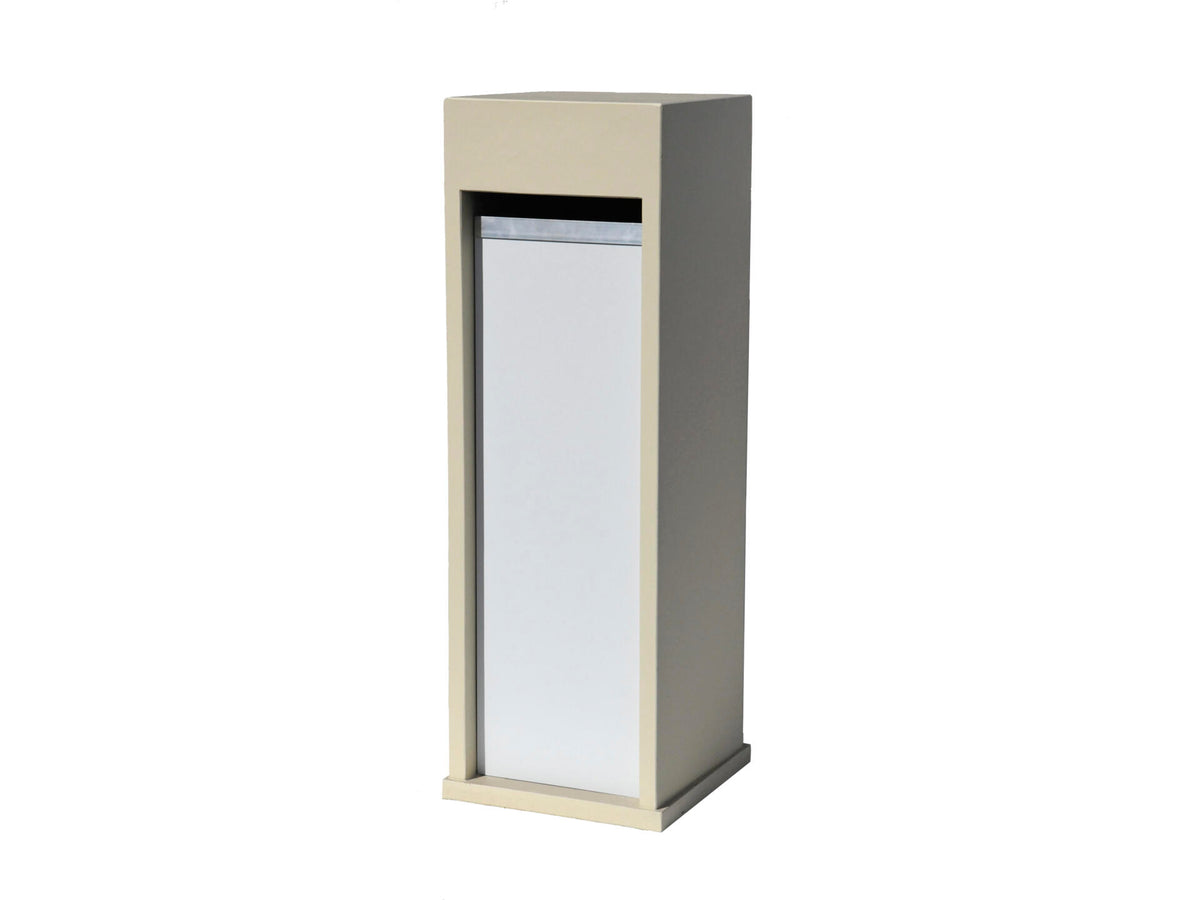 De Witte EX202 brievenbus blauwe hardsteen beige/wit