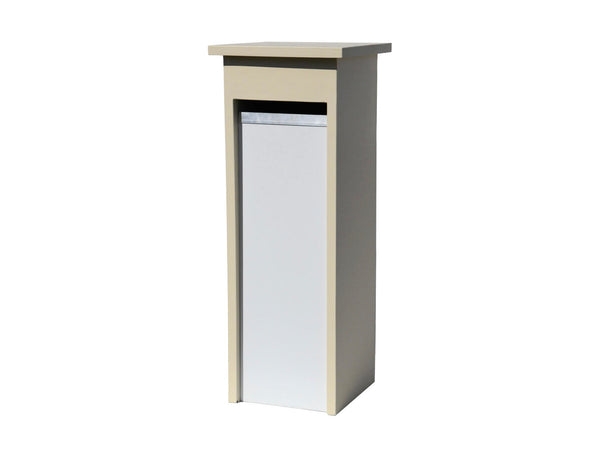 De Witte EX213 brievenbus blauwe hardsteen beige/wit
