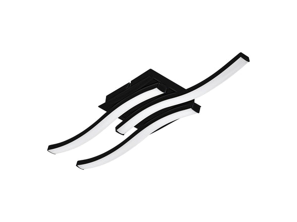 Eglo Cabezas-E 3 plafonnier LED 3x7,4 W noir/blanc