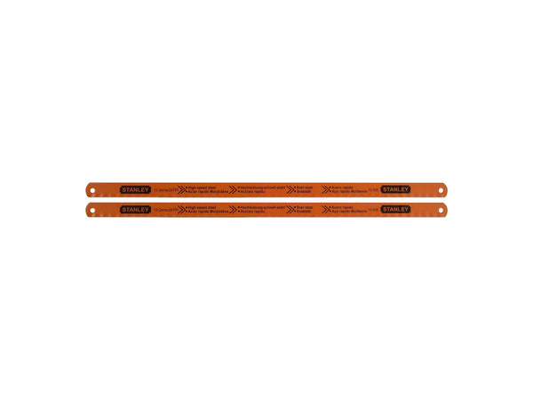 Stanley lame de scie HSS 300mm métal 2 pièces