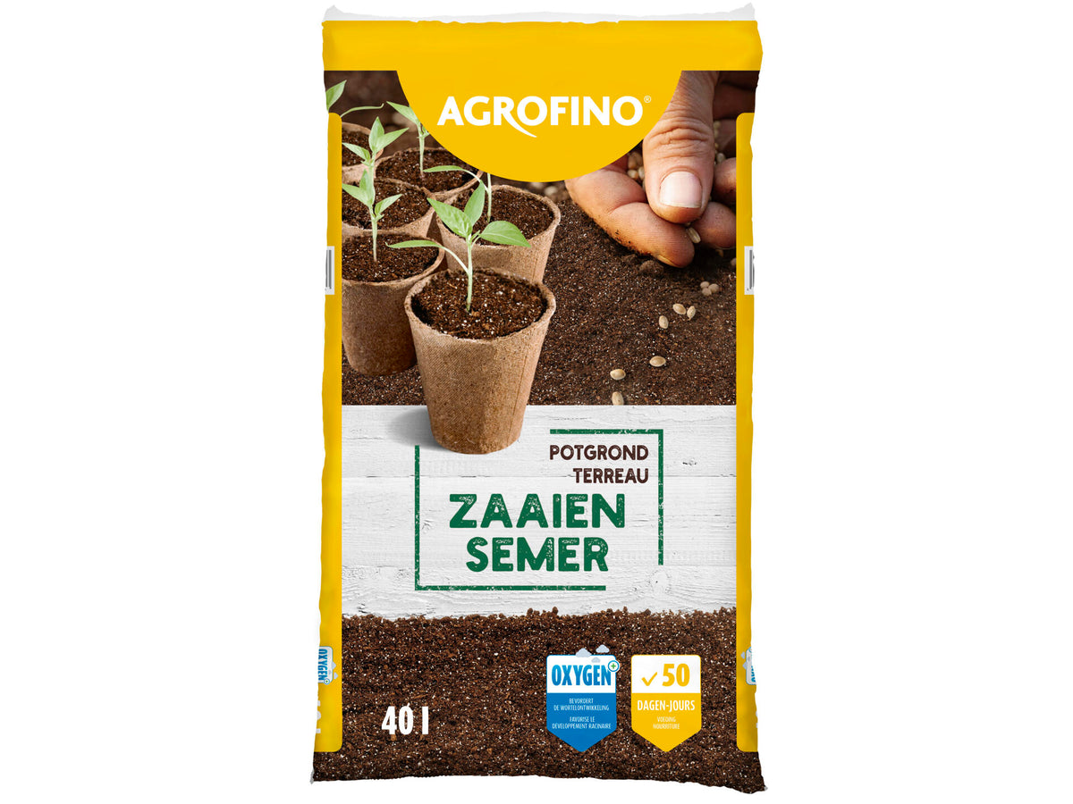 Agrofino zaai- en stekgrond 40l