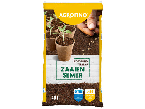 Agrofino zaai- en stekgrond 40l