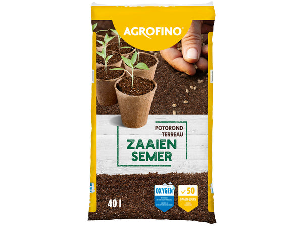 Agrofino zaai- en stekgrond 40l