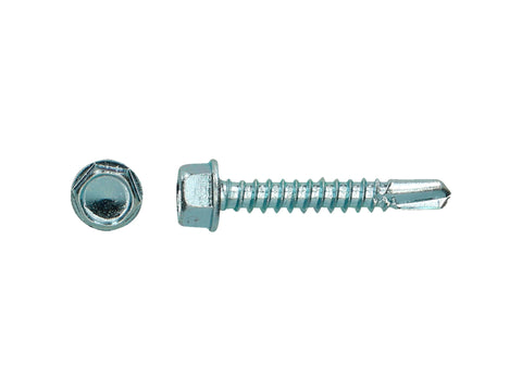 Pgb-fasteners zelfborende schroeven H8 25x4,8 mm verzinkt 200 stuks