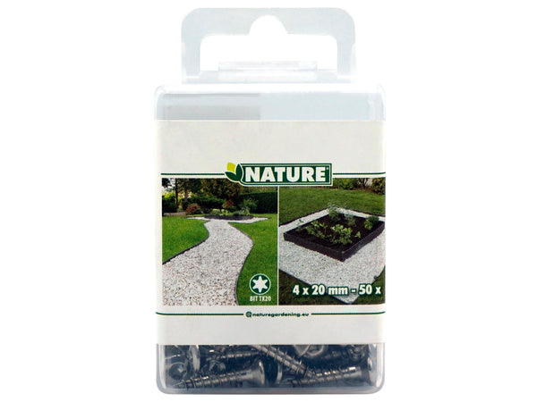 Nature zelfborende schroeven TX20 4x20 mm inox 50 stuks
