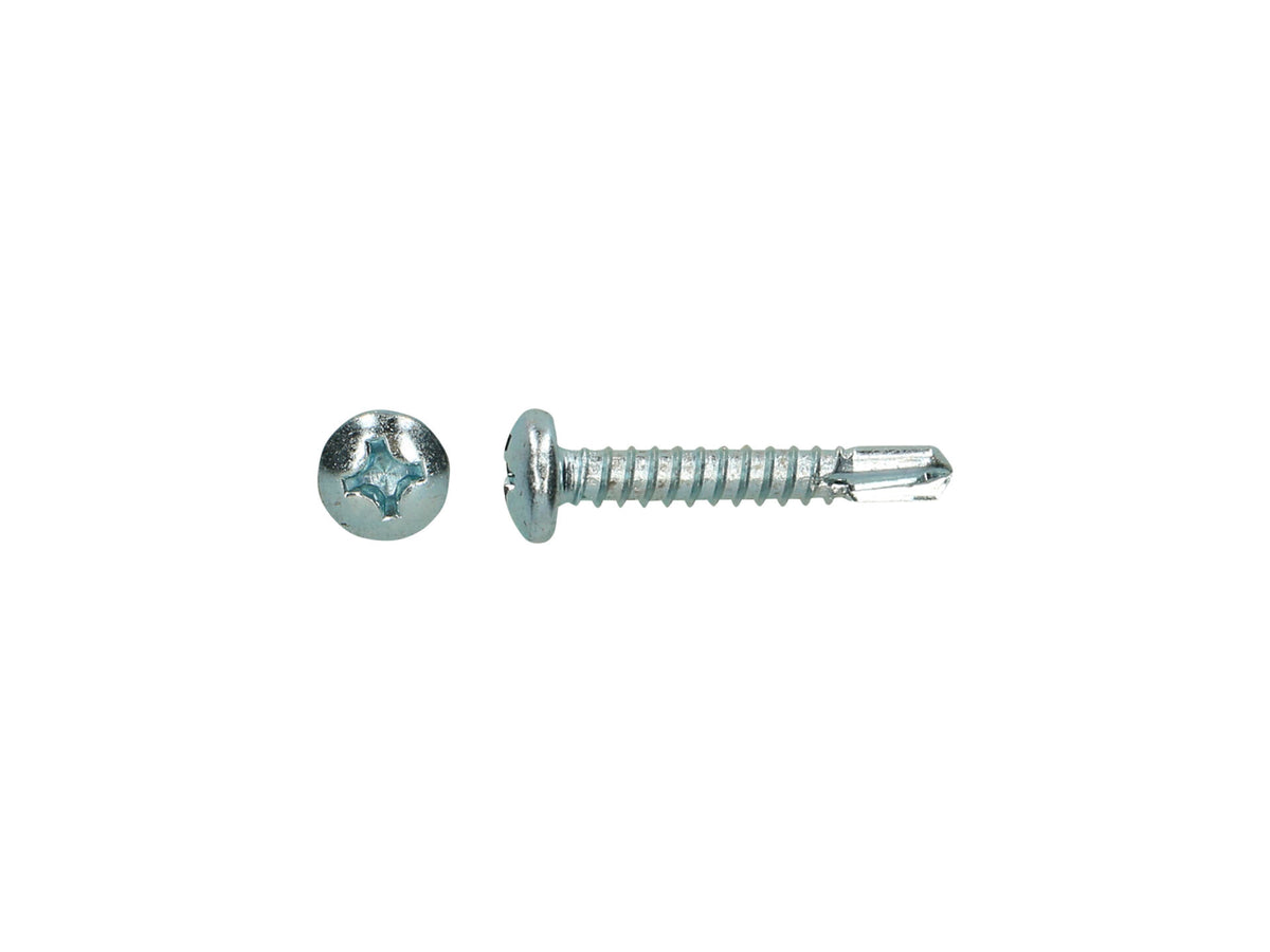 Pgb-fasteners zelfborende schroeven bolkop PH2 32x4,2 mm verzinkt 200 stuks