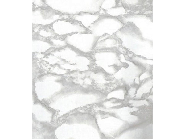 FinFIX film adhésif 45cm x 2m Marbre blanc/gris