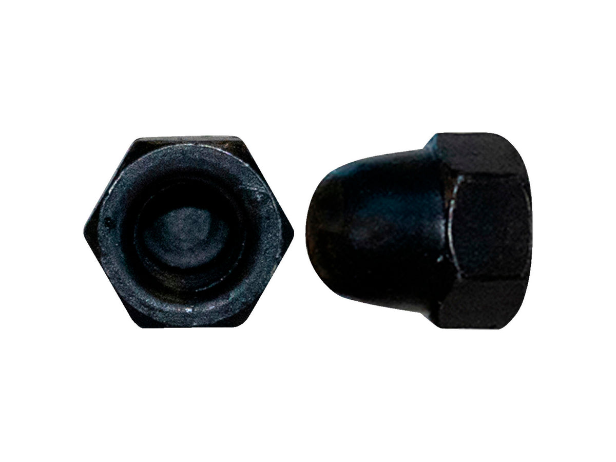 Pgb-fasteners zeskantdopmoer DIN1587 M6 zwart 12 stuks