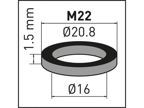 Neoperl ziften met dichtingen voor perlator M22 2 stuks