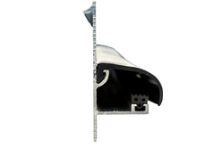 Scala zijkantprofiel met witte rubber 350cm 16mm aluminium