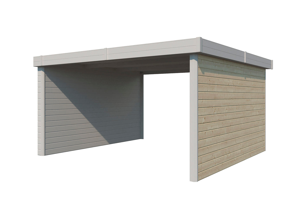 Woodlands zijwand 385cm voor extensie Kyoto