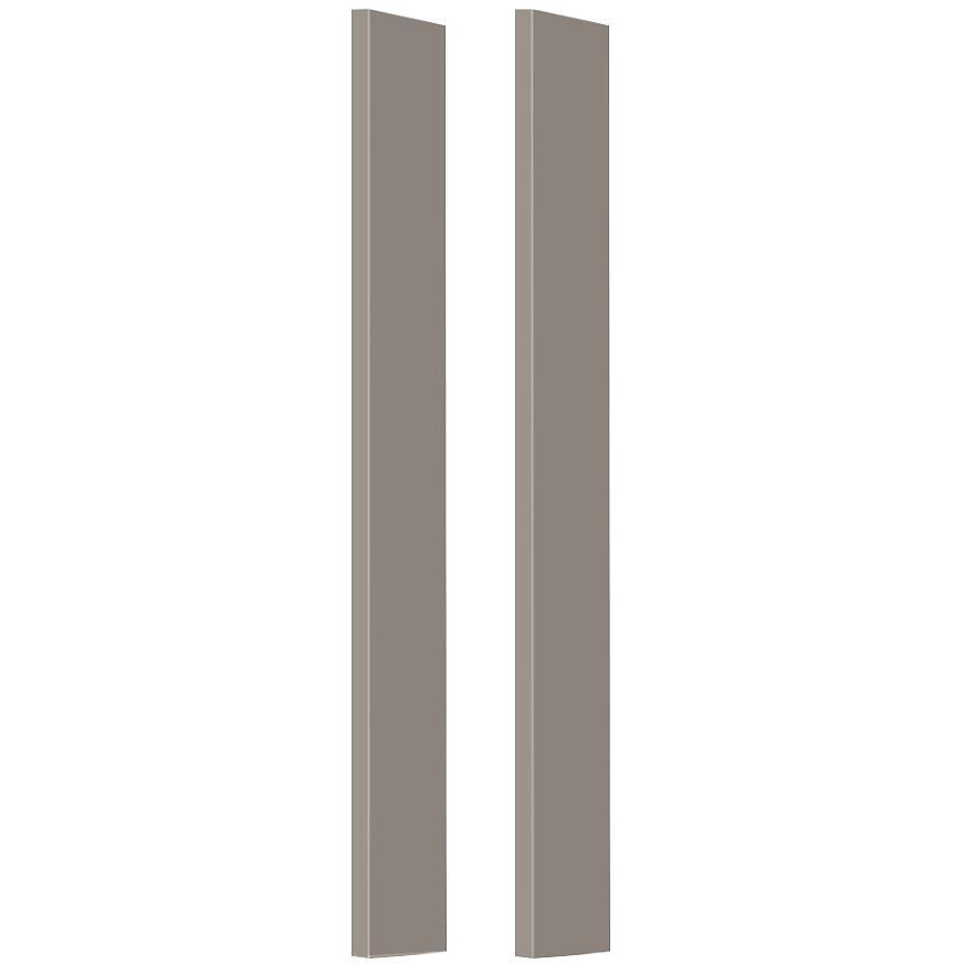 ZIJWAND VOOR SPIEGELKAST MOLTO (SET 2 STUKS) POEDERGRIJS