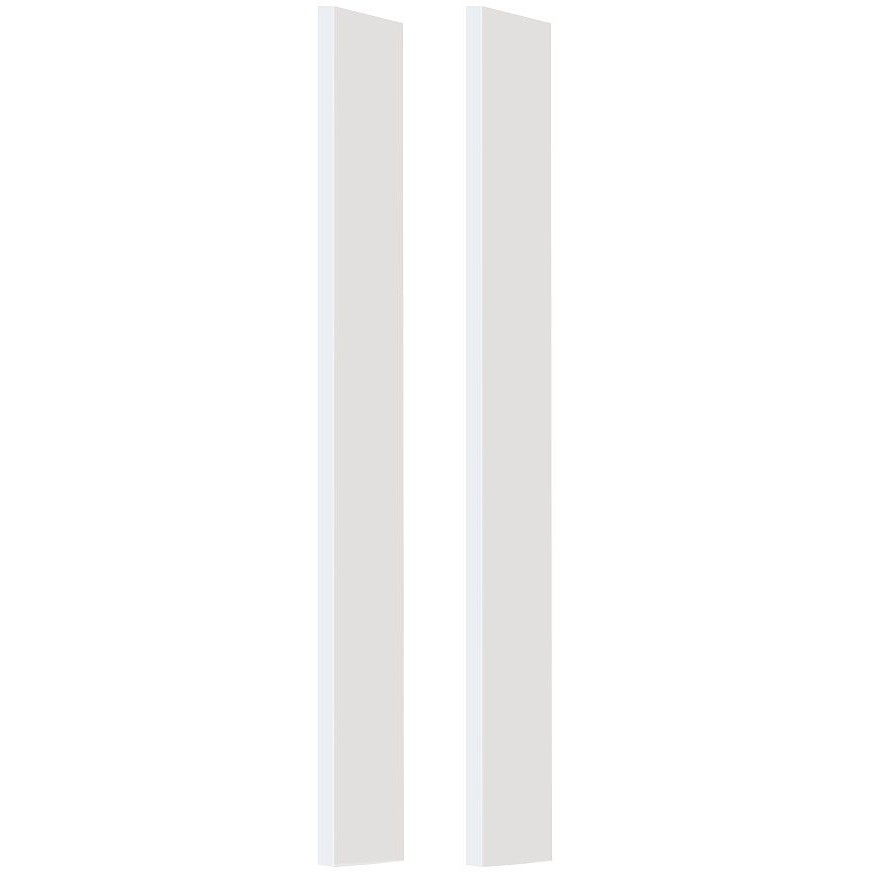 ZIJWAND VOOR SPIEGELKAST MOLTO (SET 2 STUKS) POEDERWIT