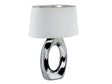 Reality Taba tafellamp E27 max. 60W wit/zilver