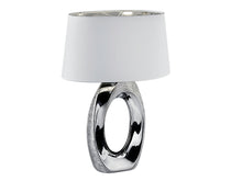 Reality Taba tafellamp E27 max. 60W wit/zilver