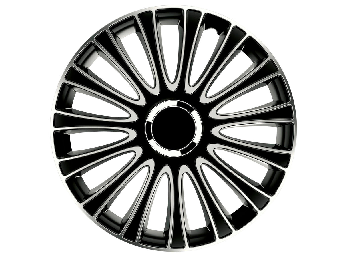 Górecki LeMans Pro wieldop 14" zilver/zwart 4 stuks
