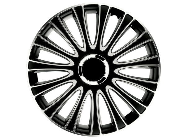 Górecki LeMans Pro wieldop 15" zilver/zwart 4 stuks