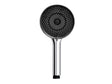 Wenko softwater handdouche 120mm 3 jets chroom/zwart