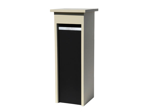 De Witte EX216 brievenbus blauwe hardsteen beige/zwart